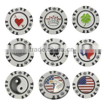 magnetic golf ball markers with custom logo wholesale ball markers