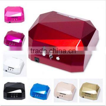 36W Diamond Nail Machine Mannicure LED VU Curing Lamp Tools Set