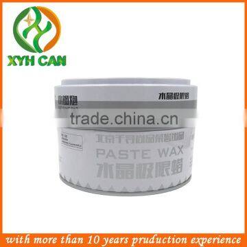 Round car wax tin can 60*130mm