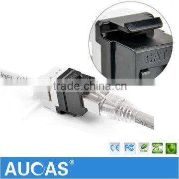 High Quality Aucas RJ45 Cat6 Keystone Jack For Network Cable Cat6 Hot Sell