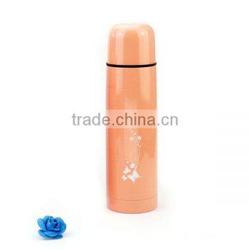 Wholesale Double Wall Vacuum Insulated Bullet Thermos Flask To Keep Drinks Hot & Cold Lid Can As Cup