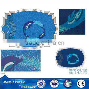 Foshan Factory All Kinds of Beautiful Dolphin Mosaic Pattern for Swimming Pool photo-6