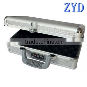 Hard aluminum gun case with eva foam (ZYD-QX8409)