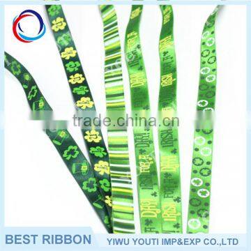 FACTORY DIRECTLY Multicolored Single Face 100% Polyester Satin Ribbon