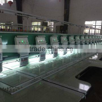 12 heads flat embroidery machine