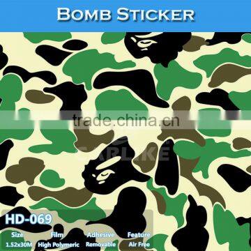 HD-069 Sticker Bomb Air Free Color Changing Car Vinyl Sicker