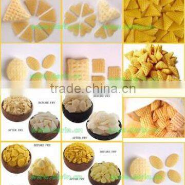 Crispy Extruded Fry Wheat Corn Flour Pellet 3d Snacks Machine