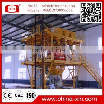 Ladder type dry mix mortar mixing plant