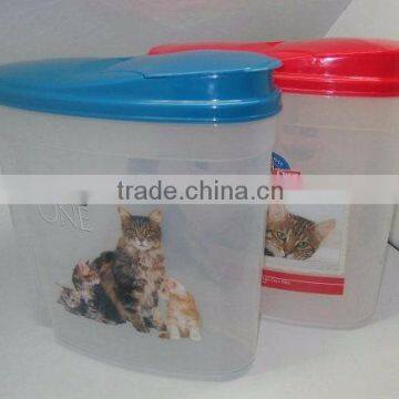 H507 4KG 10liter easy open airtight transparent plastic food container
