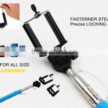 Promotional Monopod Selfie Stick Bluetooth Shutter Button,Multicolor Selfie Stick photo-5