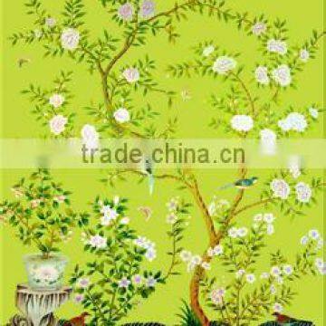 China glossy Eco-solvent Art Wall Paper wall canvas