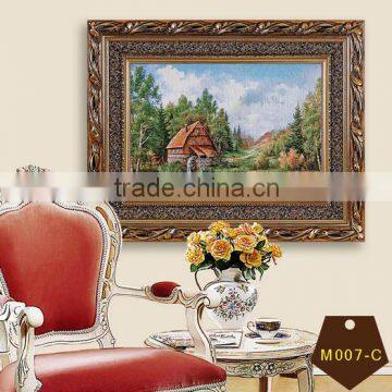 Wall tapestry hanging with Chinese machine texture embroidery