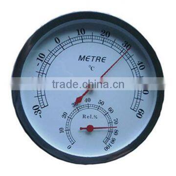 Stainless Steel Large Bimetal Inoutdoor Thermomter Hygrometer