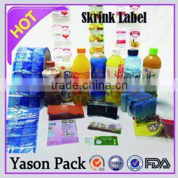 YASON Printing Colorful Bottle Labels Packaging Shrink Label photo-2
