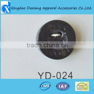 plastic sew-on button for garment