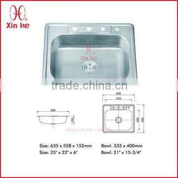 stainless steel pedestal sink