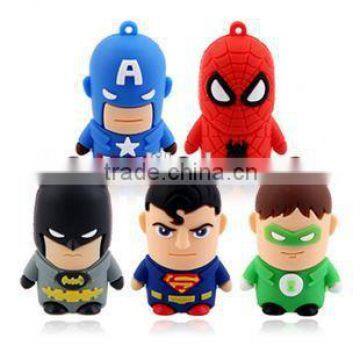 2014 new product wholesale promotional metal star war iron man usb flash drive 128gb free samples made in china