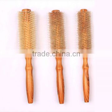 Profesional salon wooden hair brush