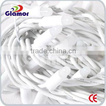 CE / GS LED Light Chain with Rubber Wire, LED Christmas Light Chain