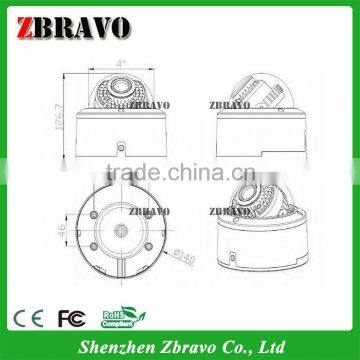 Vandal Proof 35meters IR Distance Surveillance TVI Camera photo-2