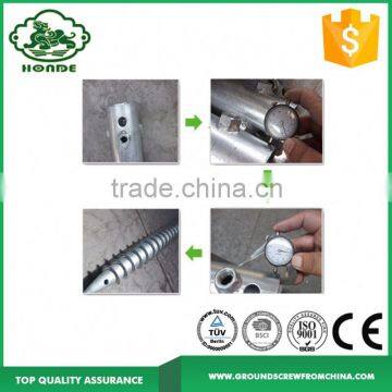 China Screw Piles Earth Anchor Piles