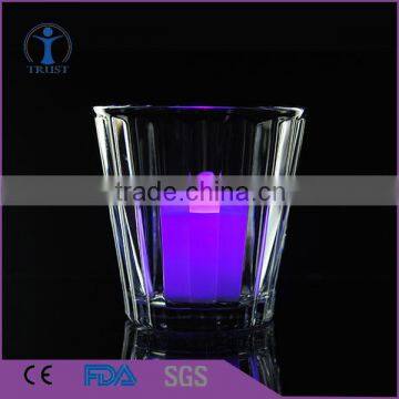 Wholesale hand made home decor glass cup candle