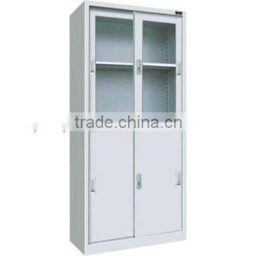 cheap steel filing cabinet with sliding glass door