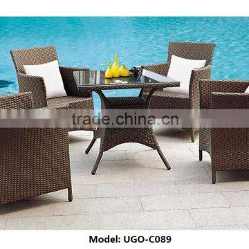 UGO Patio Furniture Rattan Table Bases for Glass Tops