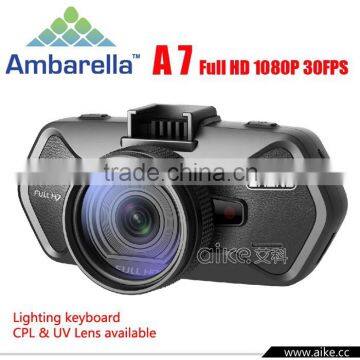 2016 Radar Detector Dash Cam DVR CR1000 ambarella A7 Car DVR Camera HD DVR Manual