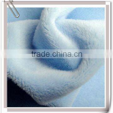 100% polyester plush super soft velboa fabric (1mm pile height)