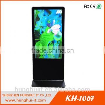 55inch floor standing lcd ad tv network digital signage media player