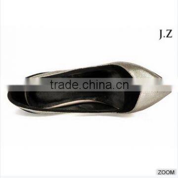 O77 Custom Made Pump Shoes Black and Sliver Upper Dress Shoes for Women New Collection photo-2