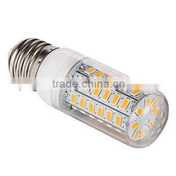 E27 12W 56x5730SMD 1200LM 3000-3500K Warm White Light LED Corn Bulb (220-240V)