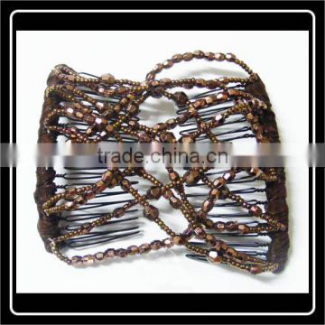 Hot-Sale fashion abstract design pair of metal hair comb,twin hair combs-BBF09044