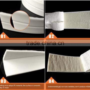 fixture caulk strip-self-adhesive decorative trim