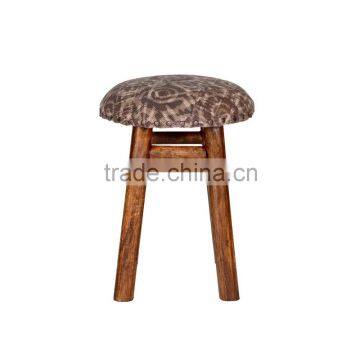 Natural Fibres Upholstery Designer Stool