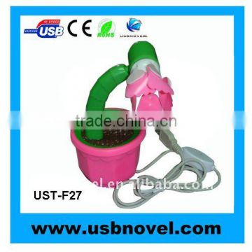 flower shape usb fan