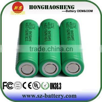 High Quality Green 18650 Battery Samsung 22F Wholesale 18650 2200mah 3.7v Battery