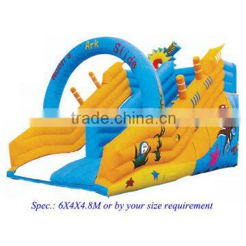 Cheapest simple PVC tarpaulin inflatable stair slide toys