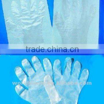 Hair dyeing glove attached on the specification