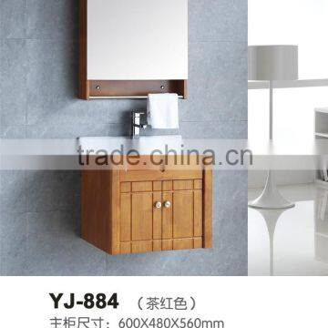 Single basin wall mounted cheap bathroom cabinet