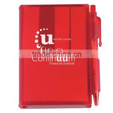 Memo Notebook With Sticky Notes & Pen