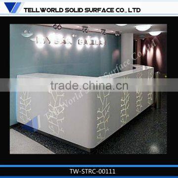 TW Luxury office /salon desk furniture reception front desk