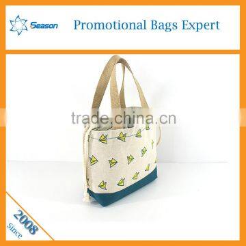 Printing logo lunch cooler tote bag for girl                        
                                                                                Supplier's Choice