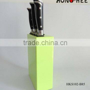 Green Morden Quadrate Knife Block