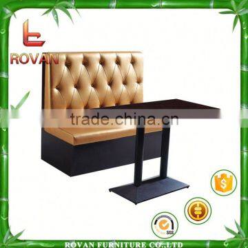Durable Restaurant Double Side Booth Sofa Modern Restaurant Bench