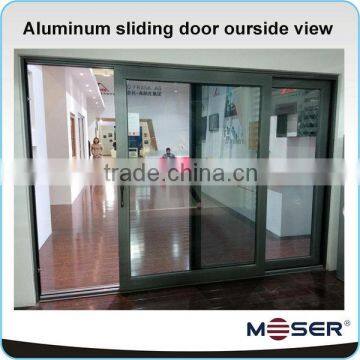 Aluminum alloy sliding door window with thermal break profile double glazed
