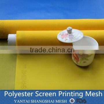 White and Yellow Polyester Screen Printing Mesh
