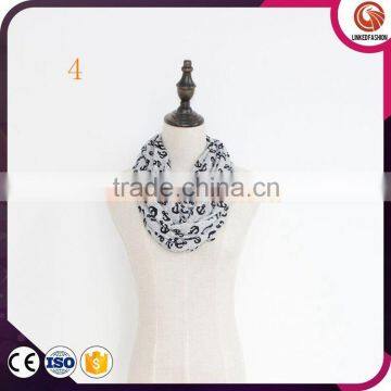 Wholesale Anchor Pattern Fleece Snood Custom Scarf Soft Polar Winter Polar Fleece Infinity Scarf