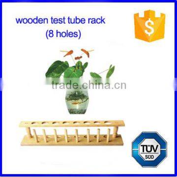 Laboratory 8 Holes Wooden Test Tube Rack photo-6